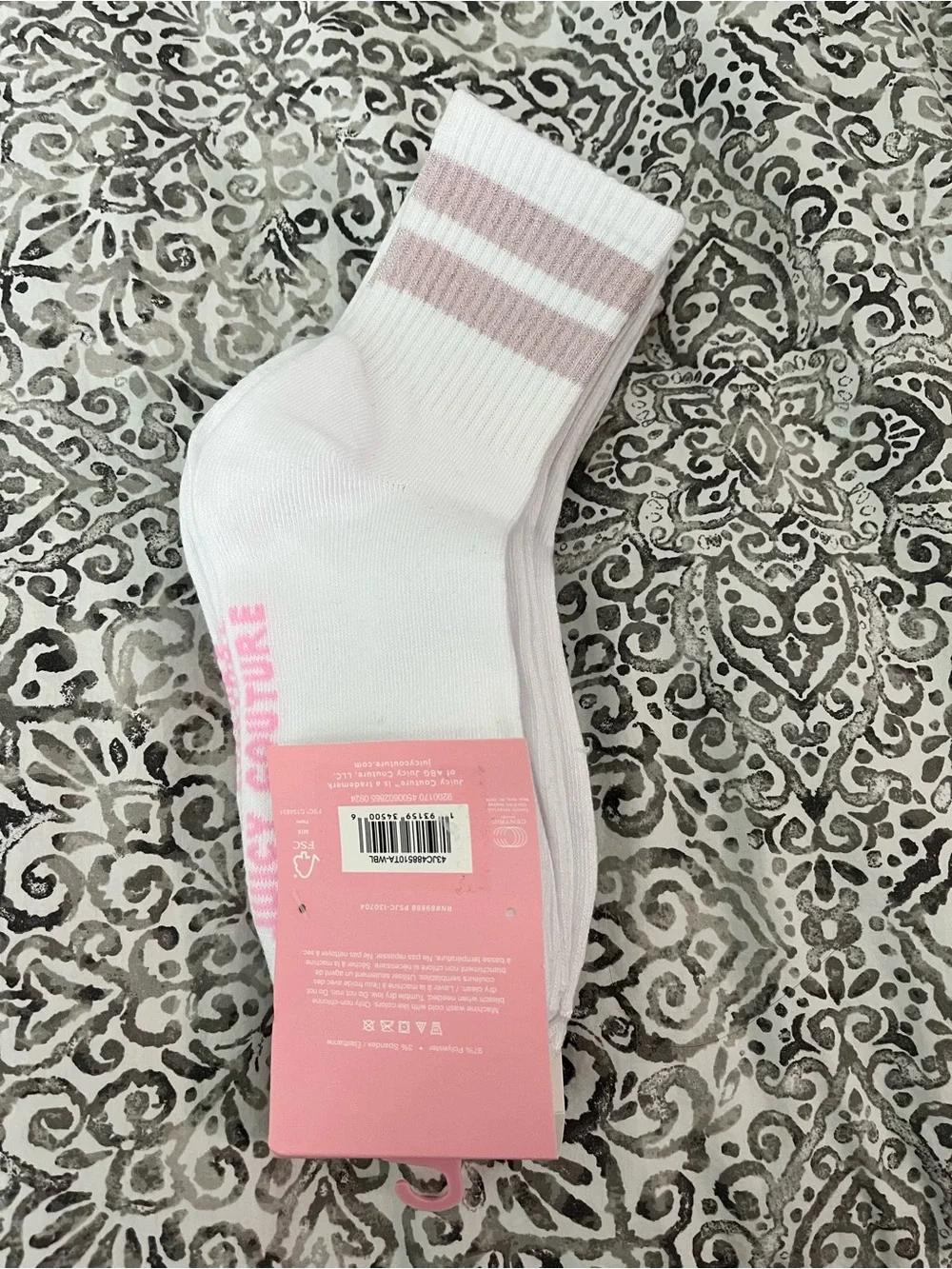 Juicy Couture Crew Socks (5)